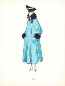 女士时装，1915年 作者 法语学校