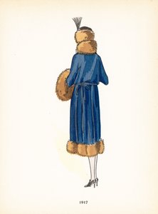 女士时装，1917年 作者 法语学校