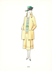 女士时装，1917年 作者 法语学校