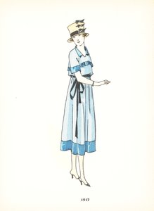 女士时装，1917年 作者 法语学校