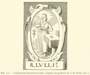 炼金术士 Raymond Lulle (雕刻) 作者 法语学校
