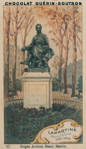 Lamartine，Poet＆Historian，1790-1869，Erigee Avenue Henri Martin 作者 法语学校