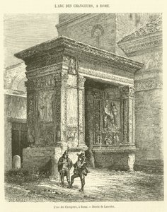 Arc des Changers，在罗马（雕刻） 作者 法语学校
