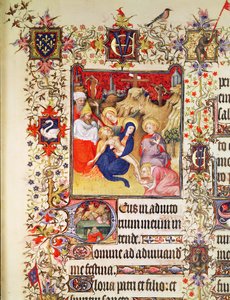 Lat 919 f.77基督的沉积，来自Grandes Heures de Duc de Berry，1409 作者 法语学校