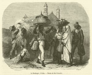 Le Boulanger，古巴（版画） 作者 法语学校