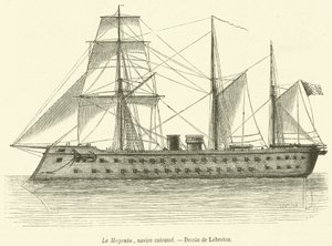 Le Magenta，装甲船（雕刻） 作者 法语学校