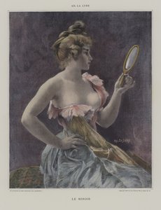 Le Miroir（镜子）（彩色石版画） 作者 法语学校