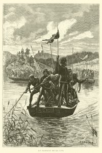 Le Passage de la Lys (engraving) 作者 法语学校