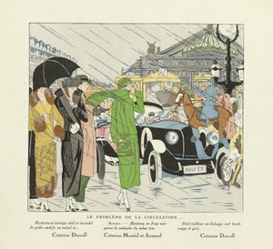 流通问题》，选自《艺术-高特-波特》，1924 年出版（模板印刷）。 作者 法语学校