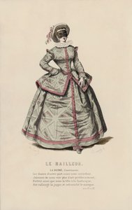 Le Railleur, La Dupre, Courtizanne (彩色雕刻) 作者 法语学校