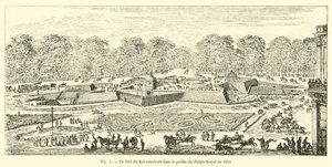 国王堡于1651年在皇宫（Palais Royal）的花园内建造 作者 法语学校