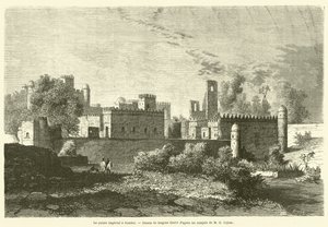 Le palais Imperial a Gondar （雕刻） 作者 法语学校