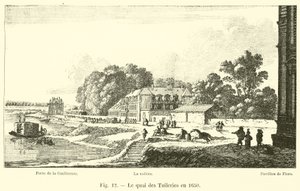 1650年的Quai des Tuileries 作者 法语学校