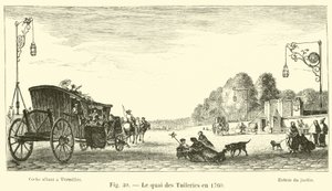 1760年的Quai des Tuileries 作者 法语学校