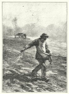 Les Semailles（雕版画 作者 法语学校