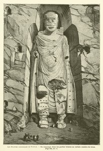 Les Statues Colossales Du Bamian (engraving) 作者 法语学校