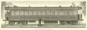 Les Wagons-Lits, le Wagon-Restaurant (engraving) 作者 法语学校
