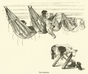 吊床（雕刻） 作者 法语学校