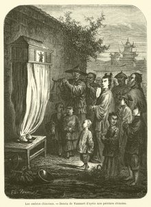 Les ombres chinoises (engraving) 作者 法语学校