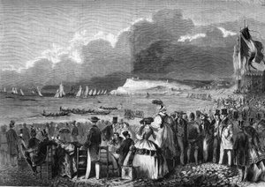 Les regates du Havre in 1857. 作者 法语学校