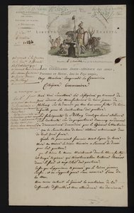 Letter from the Agence Generale des Armes, Poudres et Mines, Brussels, after southern Netherlands were annexed by France 作者 法语学校
