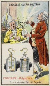 Leyden Jar (chromolitho) 作者 法语学校