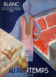 亚麻布。1929年（雕刻）。 作者 法语学校