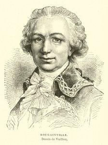 Louis Antoine de Bougainville，法国海军上将和探险家 作者 法语学校