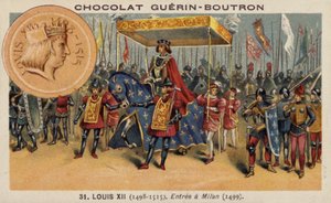 Louis XII of France entering Milan 作者 法语学校