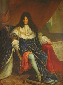 路易十四（1638-1715）持有圣西尔皇家宫殿的计划