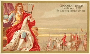 Louis XIV of France (chromolitho) 作者 法语学校