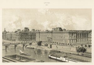 卢浮宫，1867年 作者 法语学校