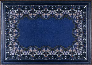 带有花卉图案的下装书封面，1886年 作者 法语学校