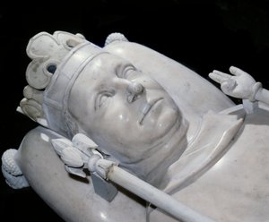 国王查理六世(1368-1422)的躺椅 圣丹尼斯大教堂，圣丹尼斯 作者 法语学校