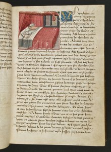 MS Hunter 252 018r Page来自Hundred News News，c.1461-62 作者 法语学校