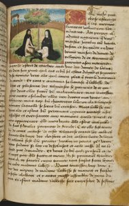 MS Hunter 252 109r Page来自Hundred News News，c.1461-62 作者 法语学校