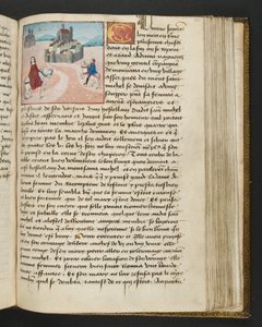 MS Hunter 252 145r Page来自Hundred News News，c.1461-62 作者 法语学校