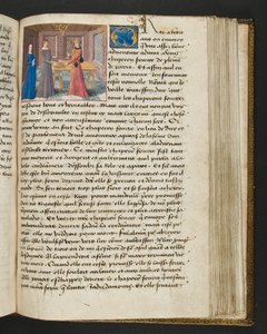 MS Hunter 252 148r Page来自Hundred News News，c.1461-62 作者 法语学校