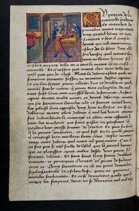 MS Hunter 252 155 Page Page from Hundred News News，c.1461-62 作者 法语学校