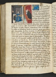 来自Hundred News News的MS Hunter 252 190v Page，c.1461-62 作者 法语学校
