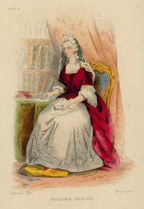 Madame Dacier (coloured engraving) 作者 法语学校