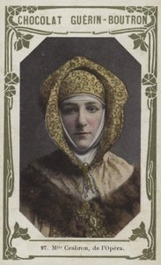 Madeeiselle Cesbron，de lOpera（彩色照片） 作者 法语学校