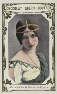 来自Opera的Cleo de Merode小姐（彩色照片） 作者 法语学校