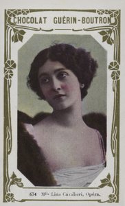 Mademoiselle Lina Cavalieri，Opera（彩色照片） 作者 法语学校