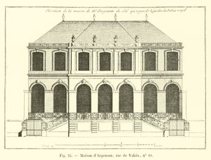 Argenson House，rue de Valois，no.10 作者 法语学校
