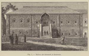 Maison des Romanof, a Kostroma (engraving) 作者 法语学校