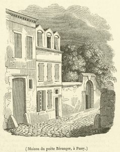 Maison du poete Beranger, a Passy (engraving) 作者 法语学校