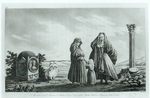 来自古代和现代马耳他的马耳他妇女，由Pierre Marie Louis de Boisgelin de Kerdu出版，出版于1805年 作者 法语学校