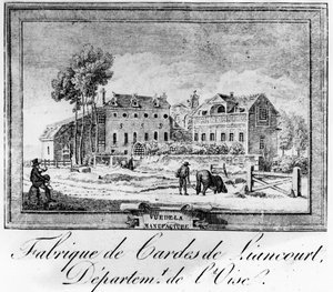 制造商，Duke de la Rochefoucauld in Liancourt； Liancourt 琴弦工厂，Dept de l