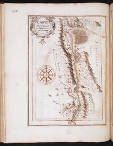 La Michaille Vallée 地图，选自《法国城镇和要塞地图、平面图和视图》；由 François Martilleur 为 Maximilien de Béthune 绘制 作者 法语学校